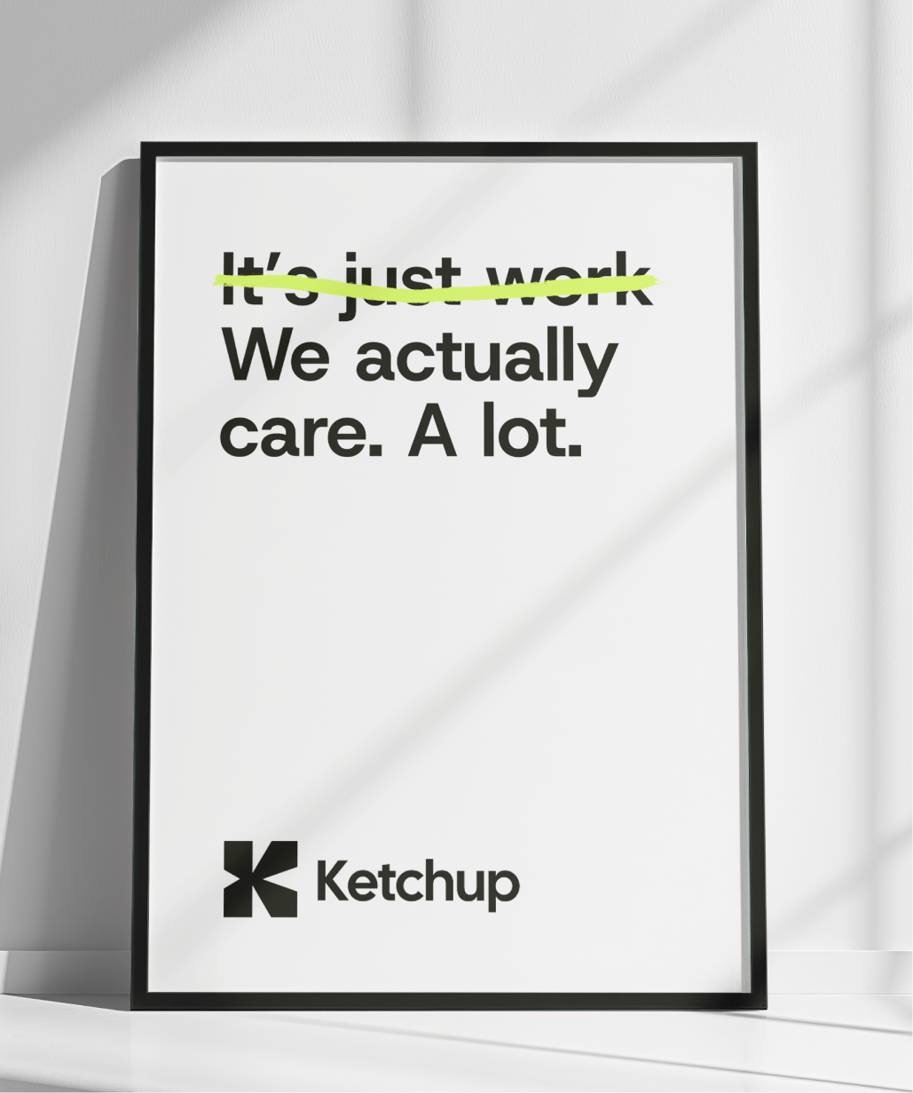 Ketchup rebrand assets and process