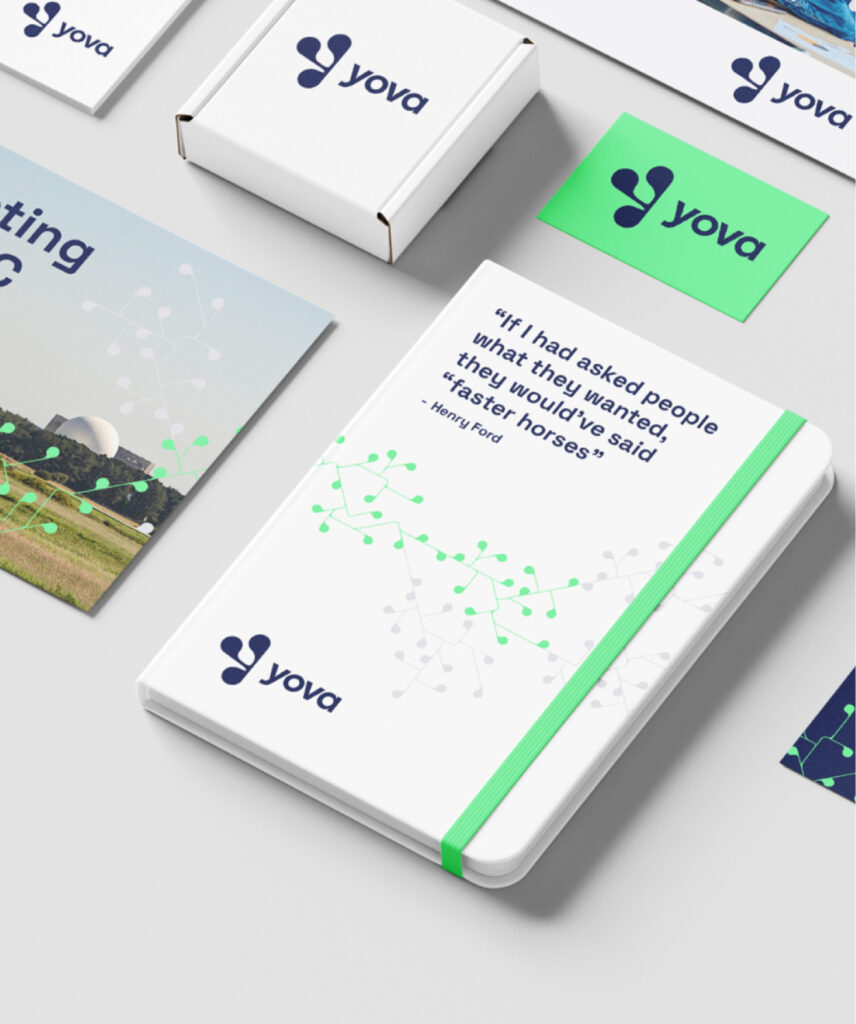 Yova brand collateral